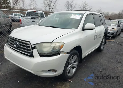 2008 Toyota Highlander Sport z USA, uszkodzony, nr VIN JTEES43A782017238